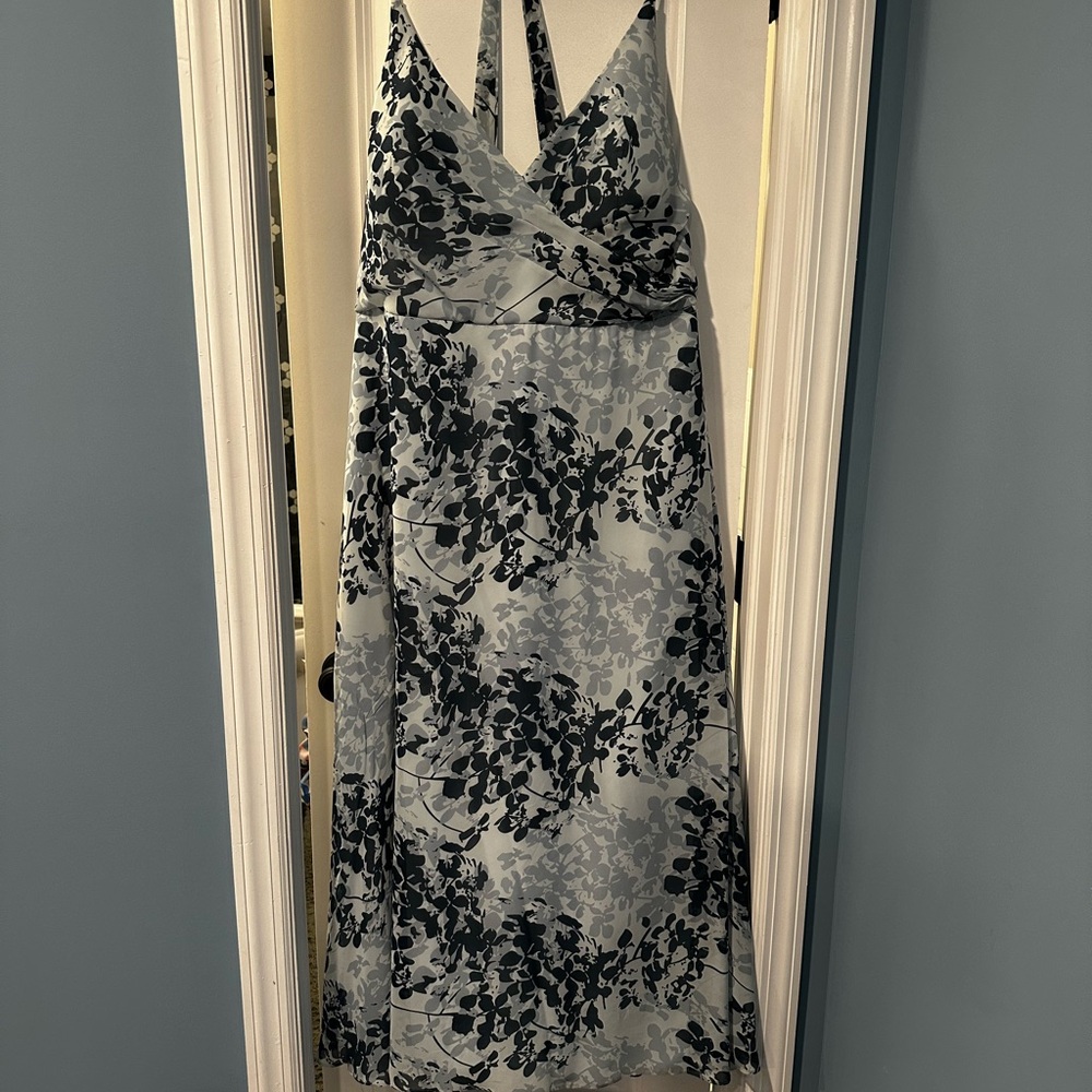 Azazie Maxi Dress Sleeveless Halter Neckline for Wedding Guest or bridesmaid